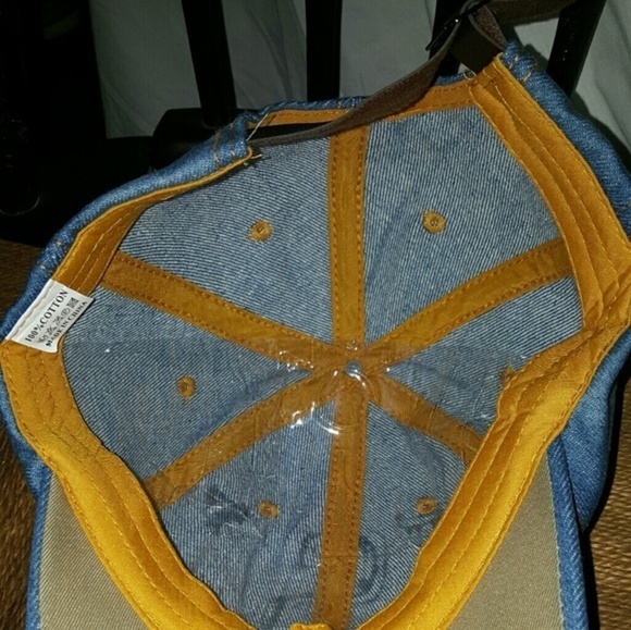 USA denim cap with bling‎  NEW - Picture 3 of 7